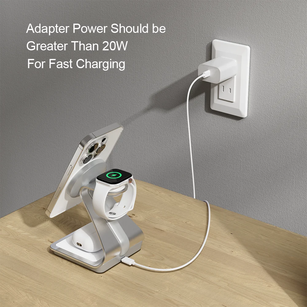 Chargeur sans fil 3 en 1 Apple